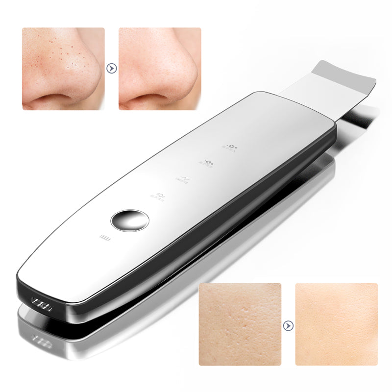 M22 Ultrasonic Skin Scrubber Face Spatula Pore Cleaner Blackhead Remover Tool M22 Ultrasonic Skin Scrubber Face Spatula Pore Cleaner Blackhead Remover Tool